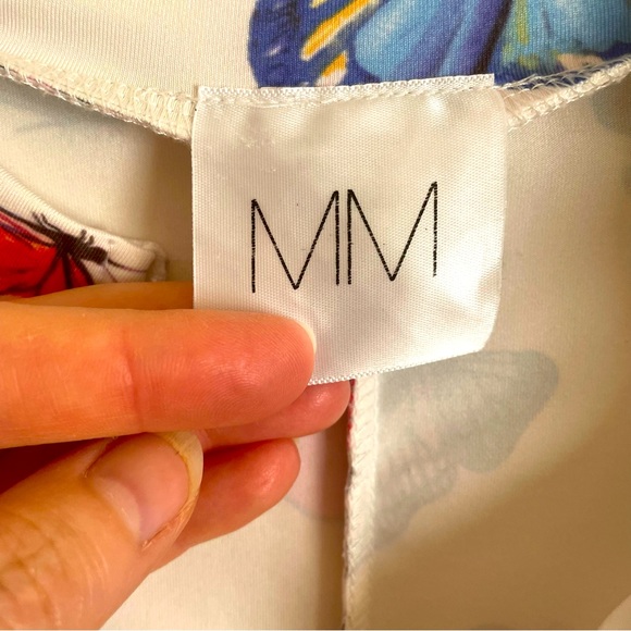 Vintage Ivory Butterfly Jumpsuit Bodysuit~Size M - Picture 7 of 14